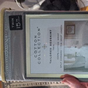 Cotton Collection Twin Bedskirt